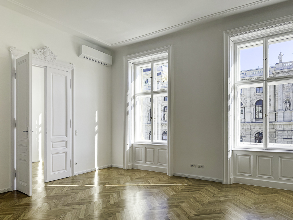 Top sanierte 97m² 3 Zimmer Altbau Wohnung mit Ausblick auf das Natur Historische Museum
